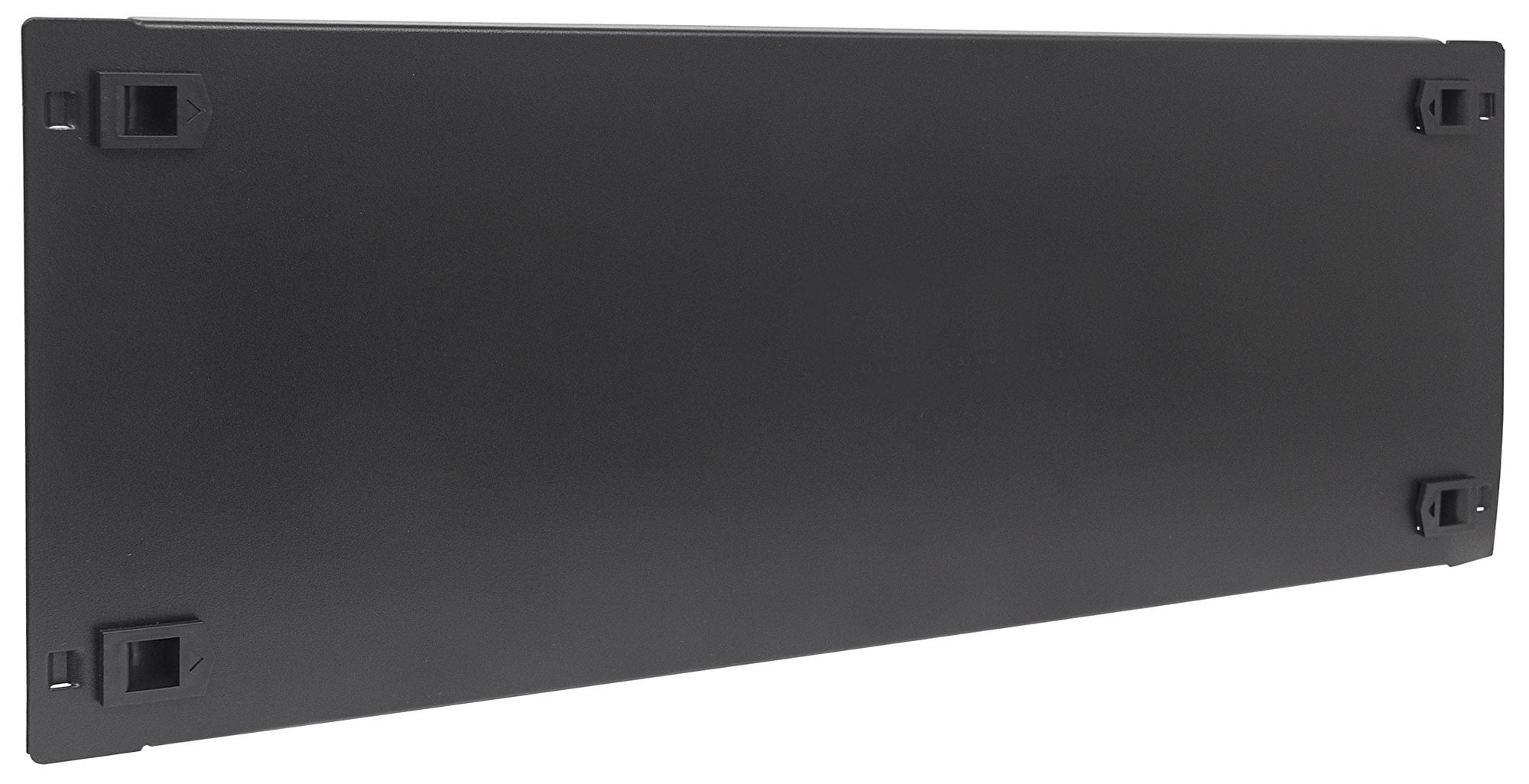 Pannello Cieco Toolless a Clip per Armadi Rack 19'' 4U Nero