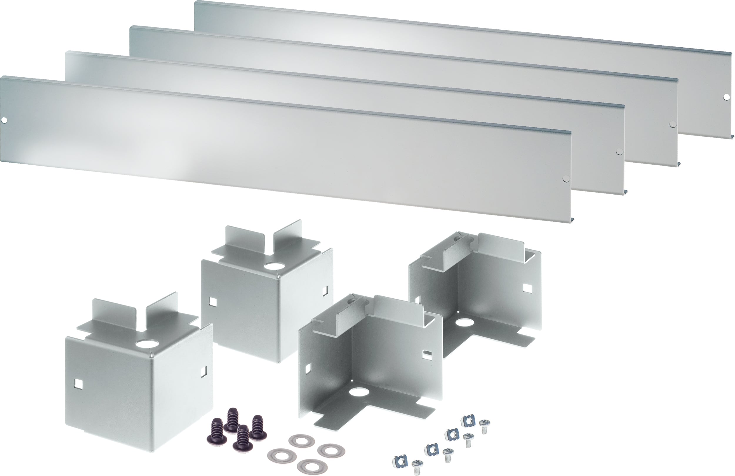 Zoccolo 600 x 800 mm per Armadi Rack Serie NextGen Grigio