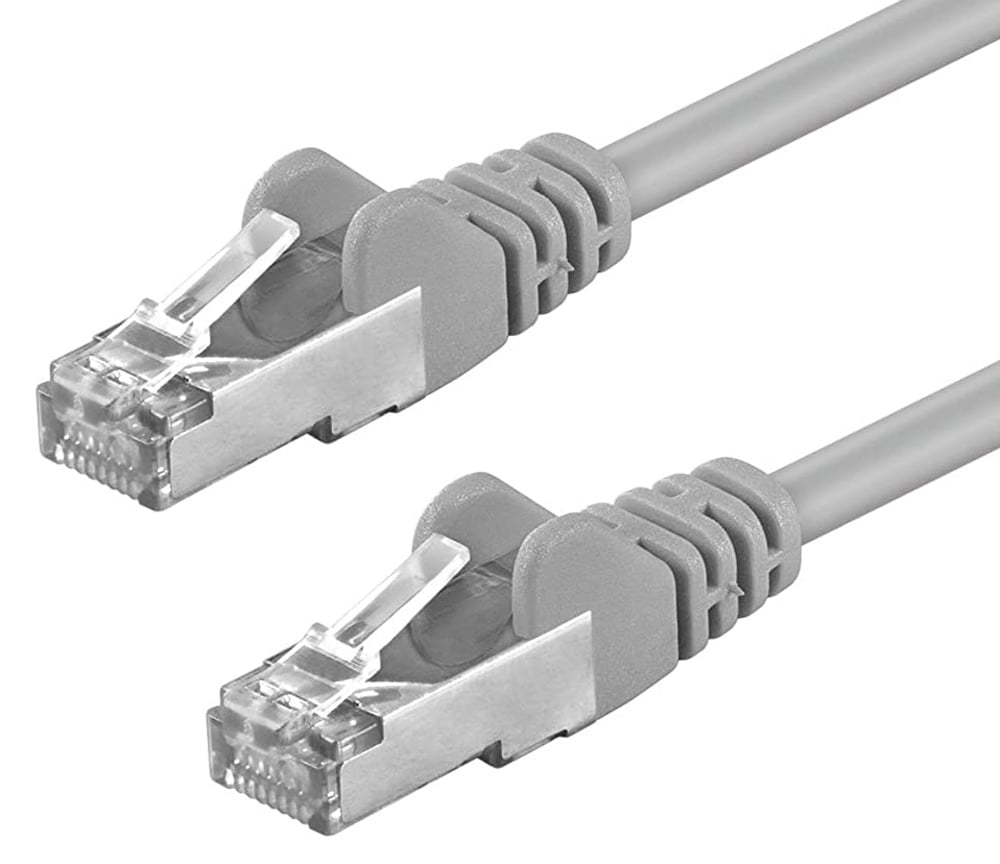 Cavo di Rete Patch in CCA Cat.5E Schermato F/UTP 5 metri Grigio